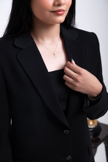 Sculpted Power Blazer