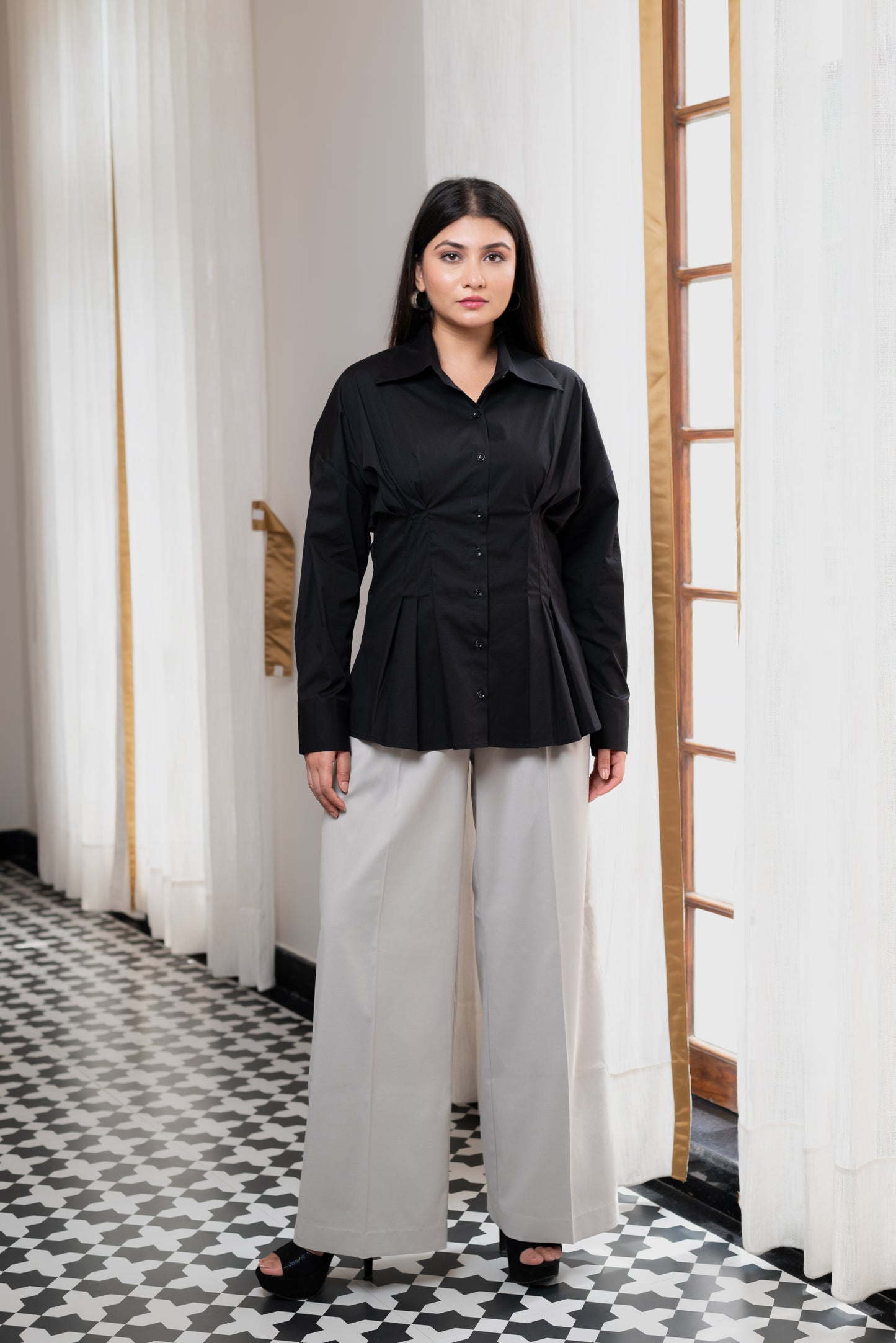 Power Pleat Shirt