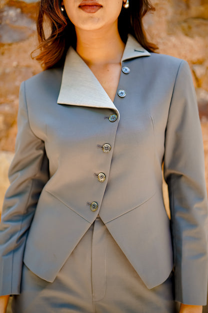 Steel Grey Blazer
